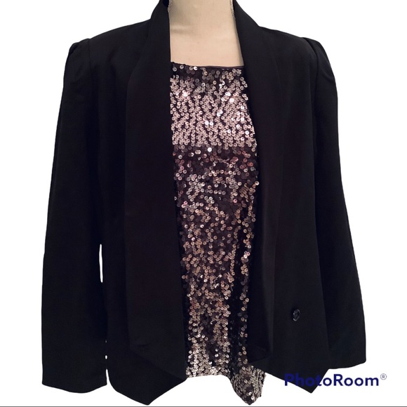 Shape FX Black Tuxedo Jacket. NWT - Picture 6 of 6